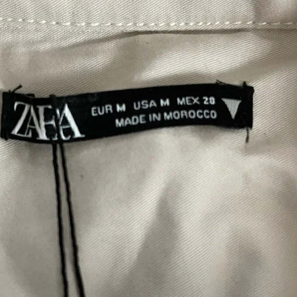 Zara beige jumpsuit - Picture 8 of 9